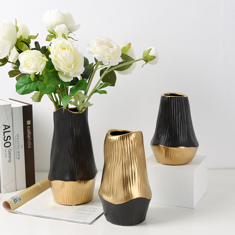 Black & Gold Vase