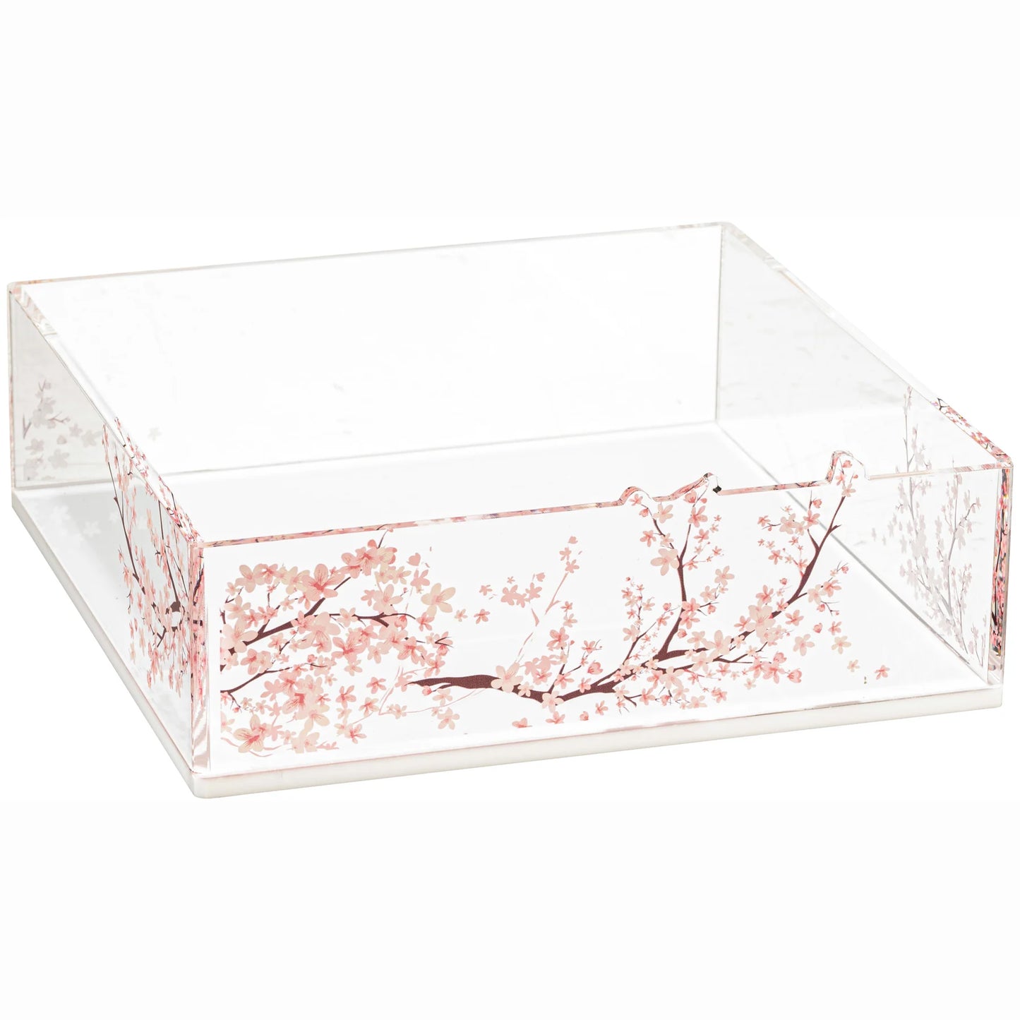 Napkin Holder Square Cherry Blossom