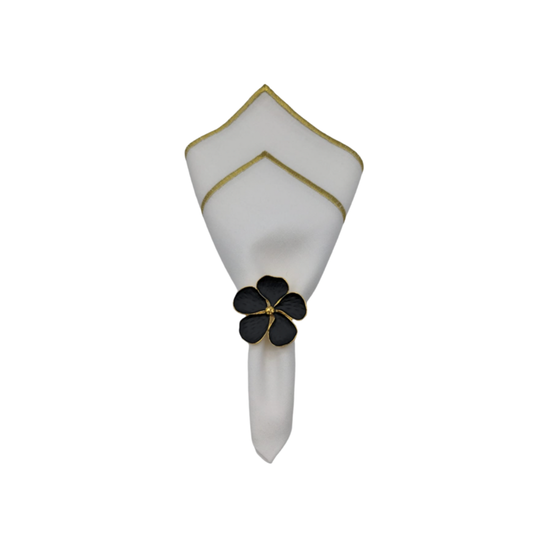 Modern Floral Napkin Ring