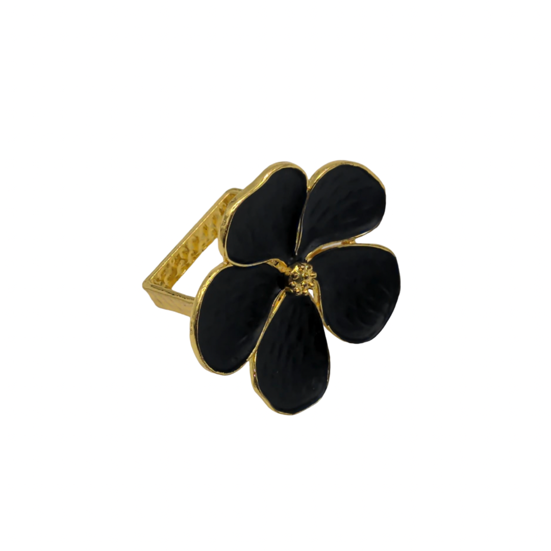 Modern Floral Napkin Ring