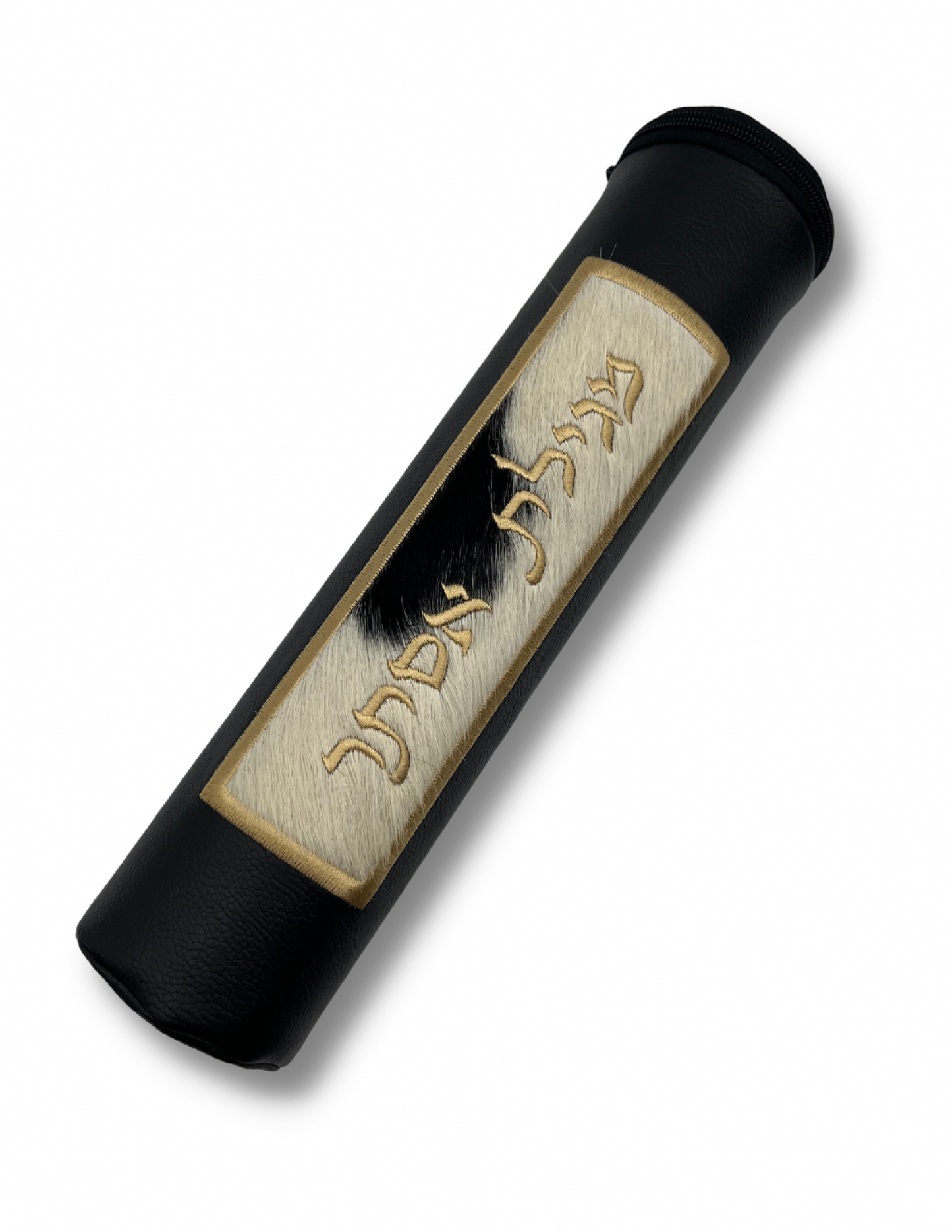 Black/White fur Megillah Case
