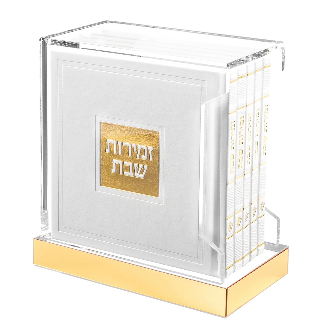 Hardcover Leather & Lucite Bencher Set