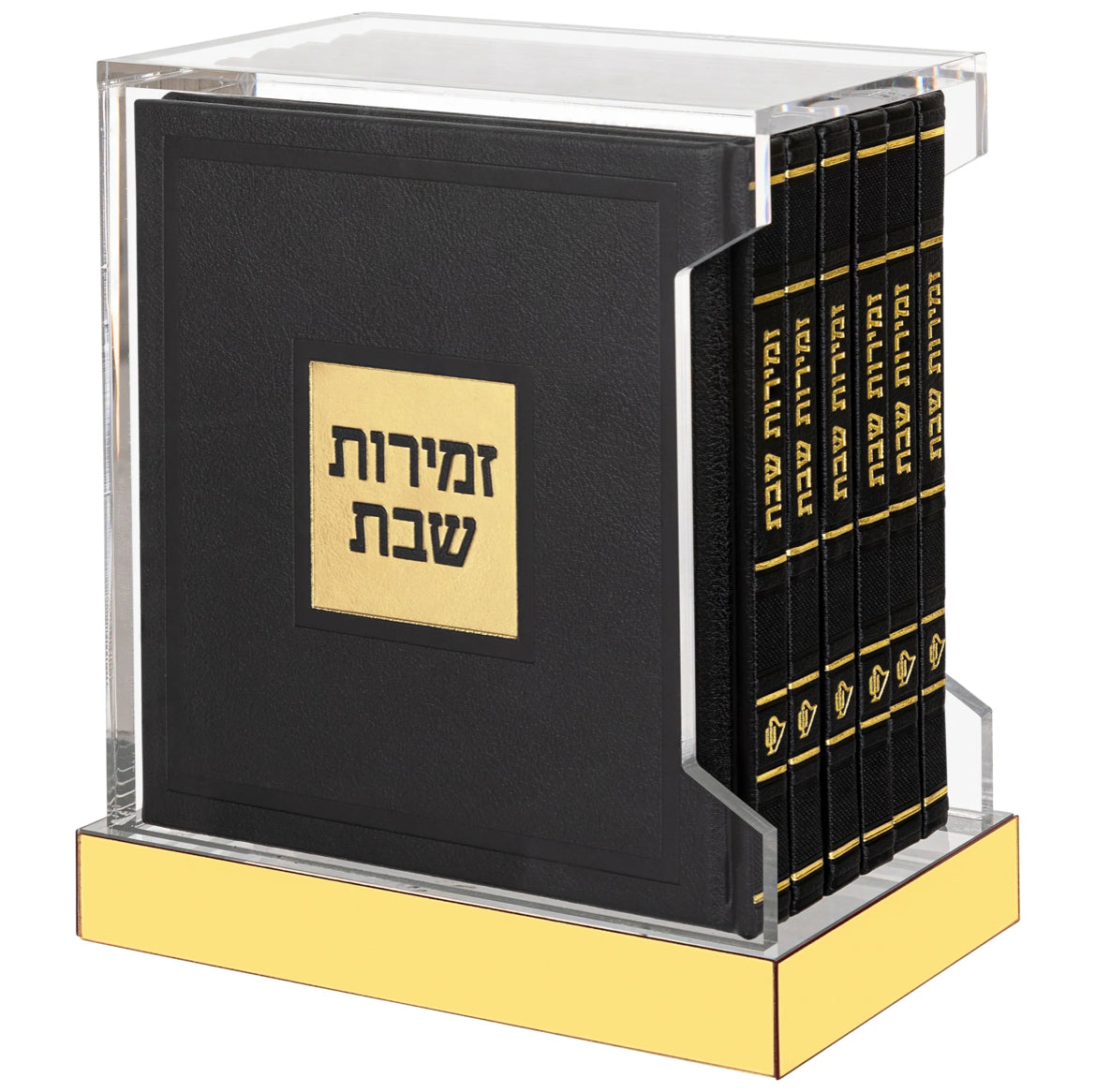 Hardcover Leather & Lucite Bencher Set
