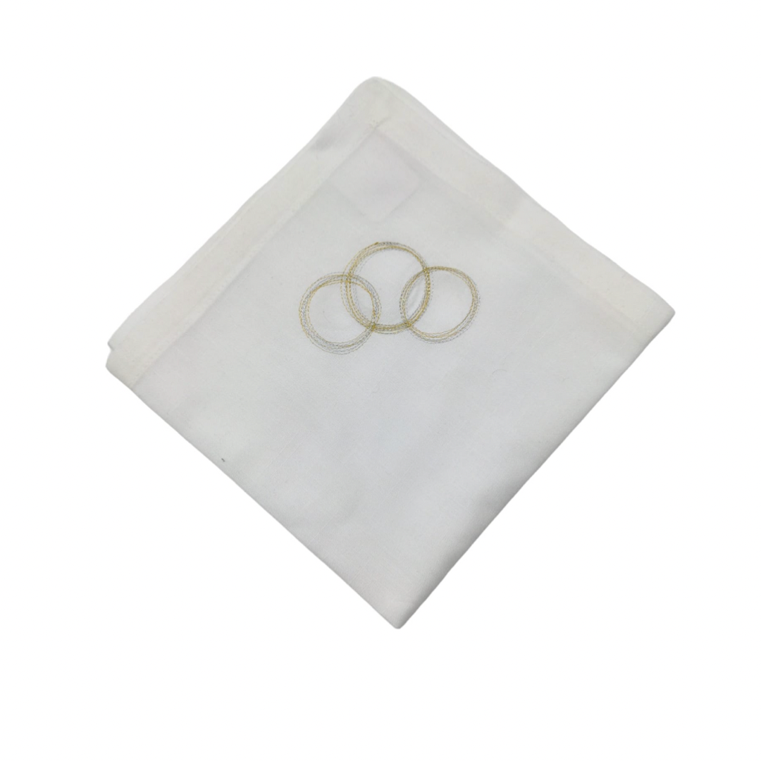 Embroidered Circle Napkin