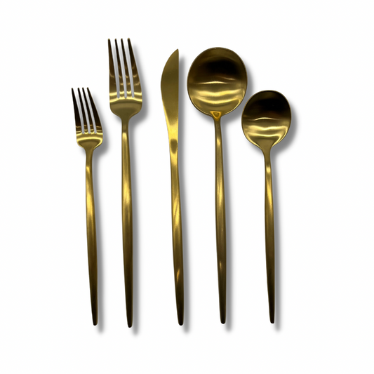 Mirror Gold Mod Flatware