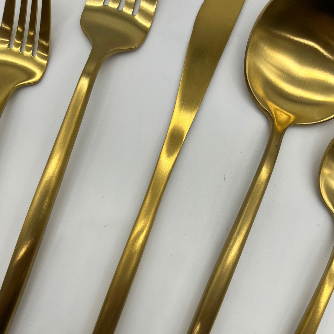 Mirror Gold Mod Flatware