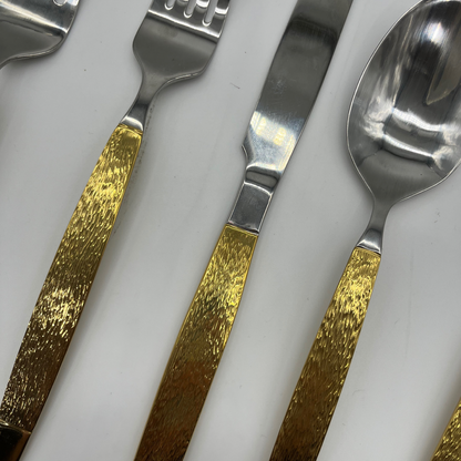 The Wide Hammered Flatware