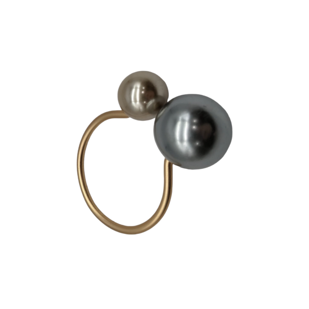 Double Pearl Napkin Ring