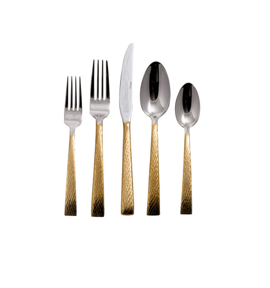 Lava Gold Handle Flatware